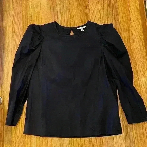 Joie Rene cotton puffer sleeve top shirt sz XS - Picture 3 of 8